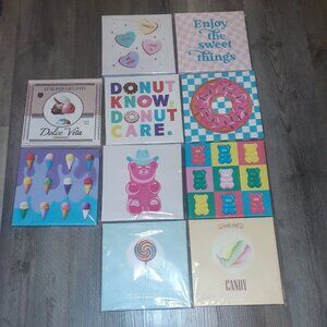 LOT of (11) Decorative Wall Canvases (Multiple available ) - $12